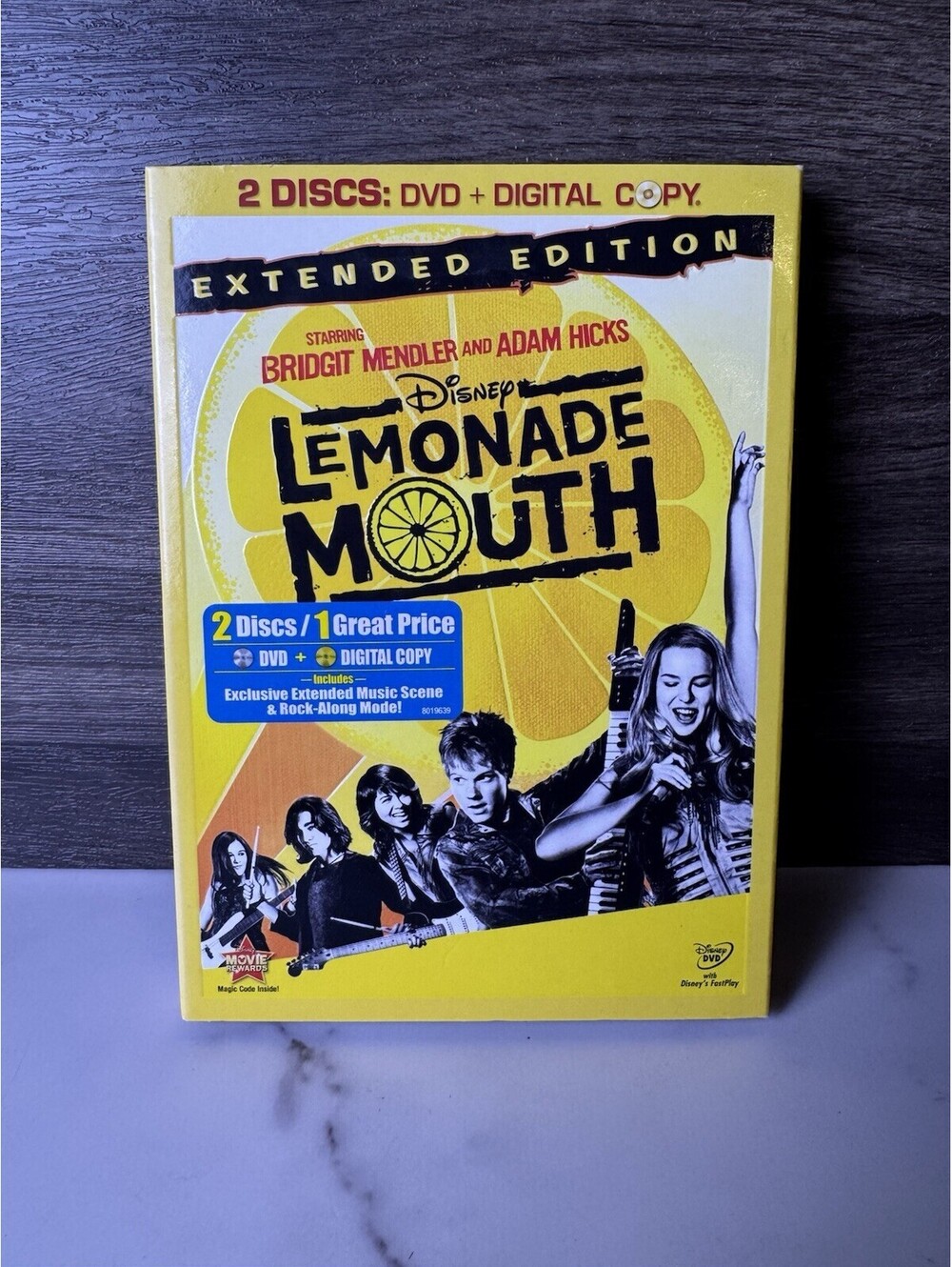 Rare- Lemonade Mouth Disney Extended Edition DVD 2 Disc Set Great Condition